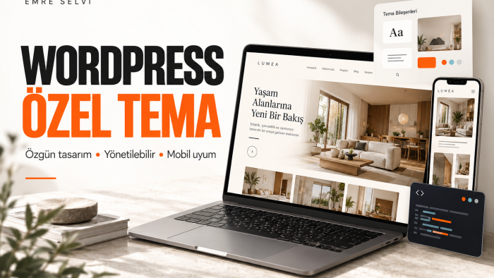 markanıza özel WordPress teması geliştirebilirim