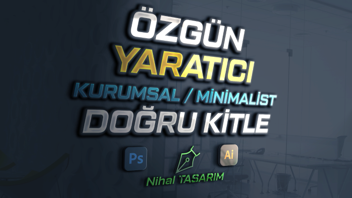 özgün tasarımlarımla logonuzu profesyonelce tasarlayabilirim