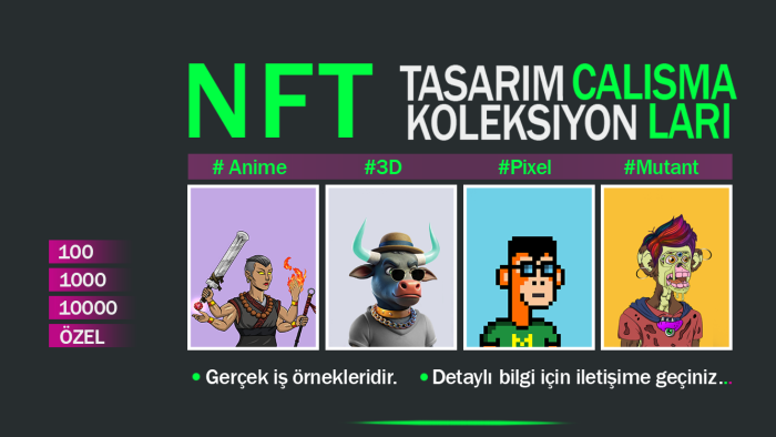 NFT tasarımı ve koleksiyonu yaparım