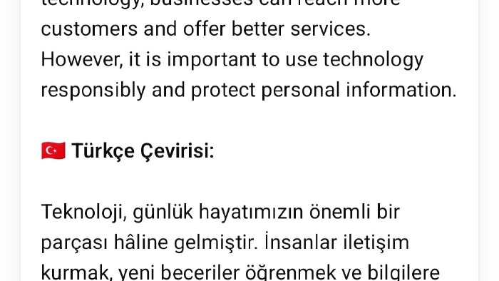 İngilizce metin çevirisi yaparım