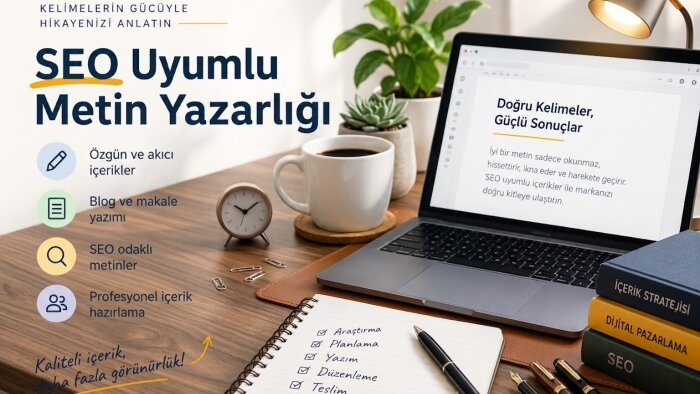 SEO uyumlu ,özgün ve profesyonel metinler yazıyorum