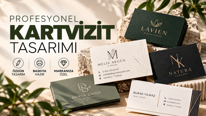 profesyonel ve baskıya hazır kartvizit tasarımı yaparım