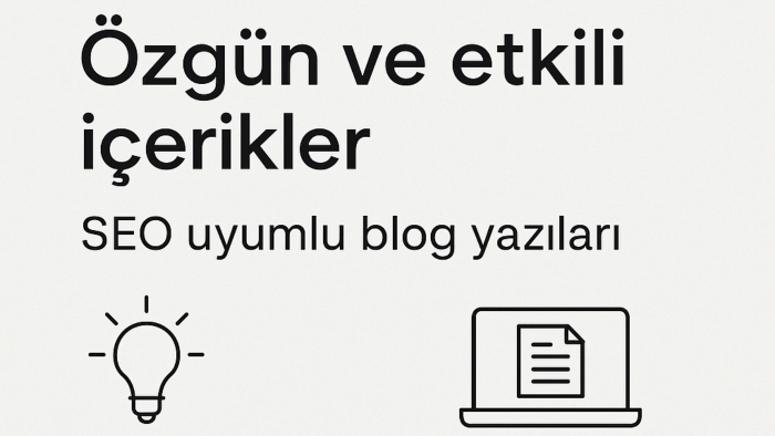 özgün ve etkileyici içerikler yazarım