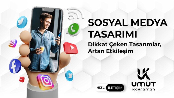 sosyal medyan için özel tasarımlar yaparım