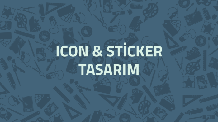 istediğiniz tarzlarda sticker ve iconlar tasarlayabilirim