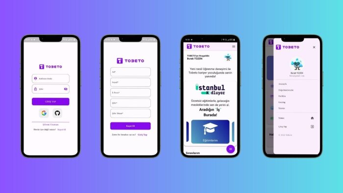 flutter ile mobil uygulama geliştiriyorum