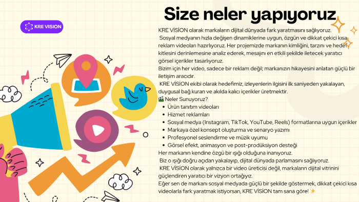  içeriklerinize dikkat çeken reklamlar yaparım