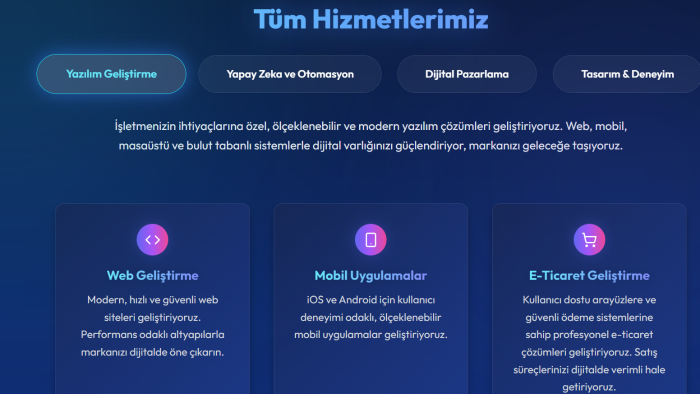markana özel profesyonel web sitesi tasarlarım
