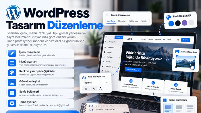 WordPress sitenizi düzenleyip özelleştiririm