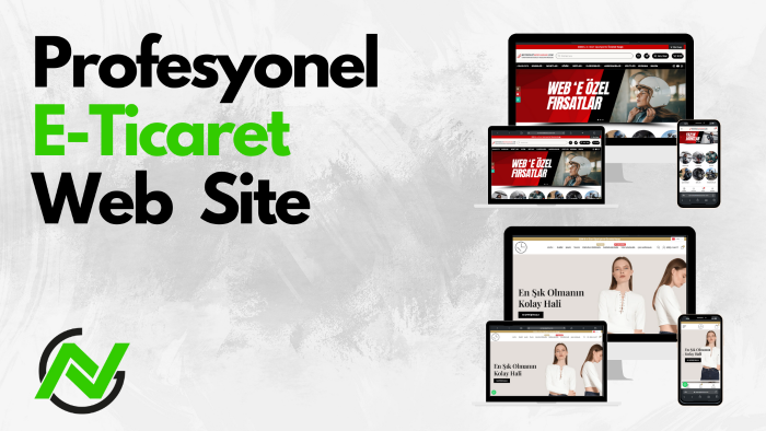 markalara özel e-ticaret web sayfaları yapıyorum