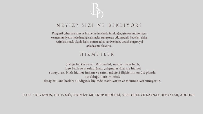minimalist tasarımlar üzerine logo hazırlıyorum