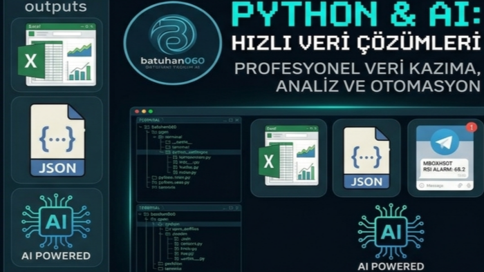 web scraping, veri temizleme ve veri analizi yaparım