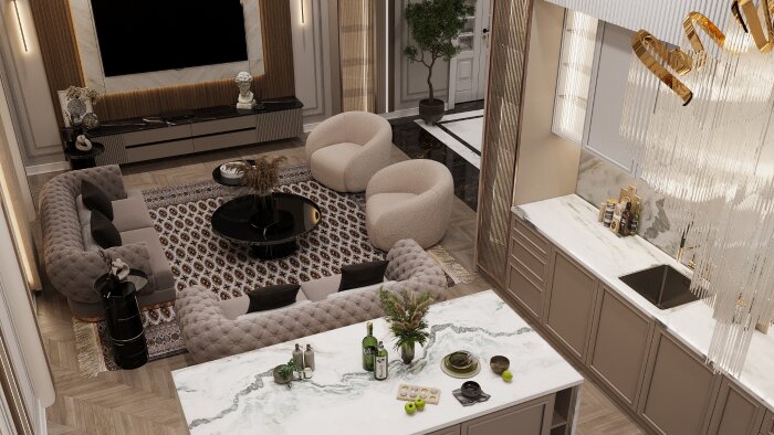 mimari iç ve dış 3D modelleme fotogerçekçi render yapıyorum