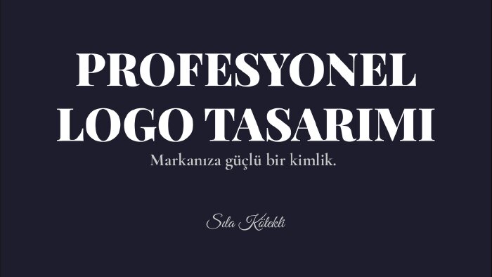 markanıza güçlü bir kurumsal logo tasarlarım
