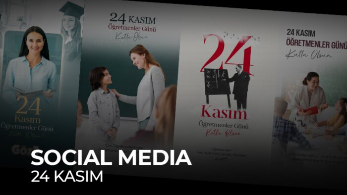 24 kasım öğretmenler günü sosyal medya postu hazırlarım