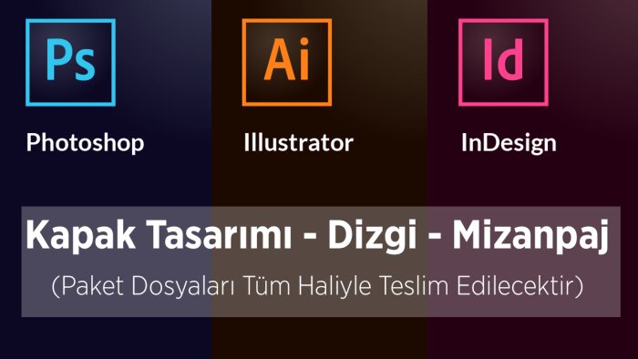 dizgi mizanpaj ve kapak tasarımı yaparım