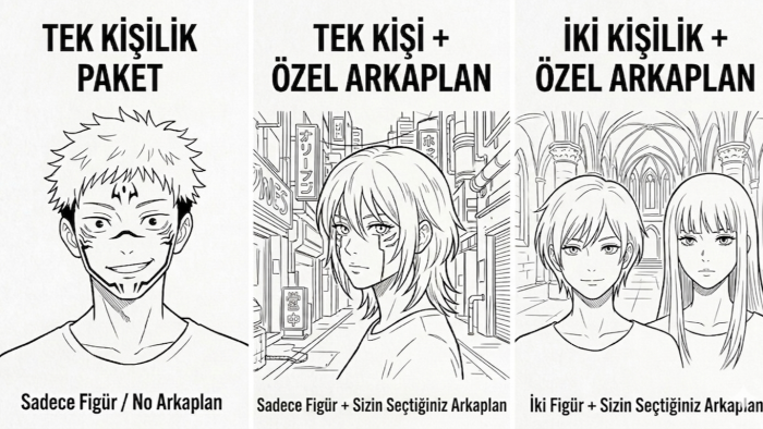 size özel dijital şekilde karakalem çizimler yaparım