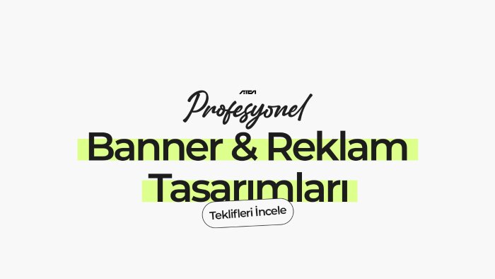 Websiteniz için banner hazırlayabilirim