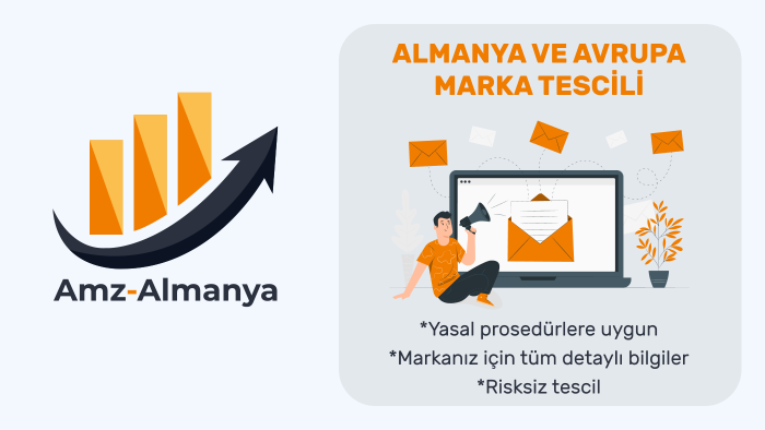 Amazon Almanya ve Avrupa'da marka kaydınızı yaparım