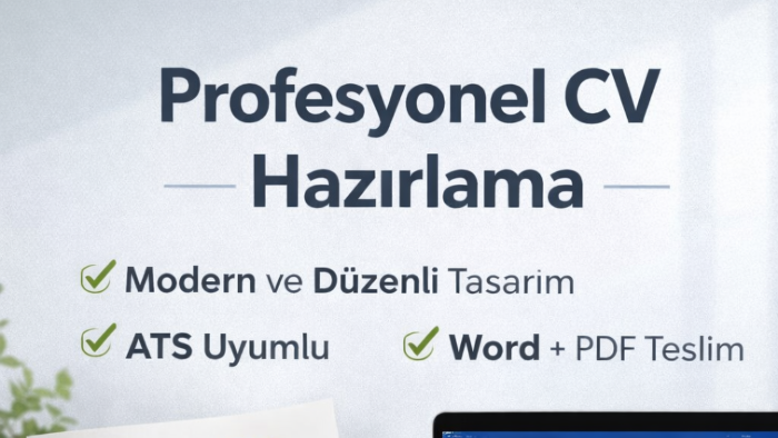 profesyonel özgeçmiş hazırlarım