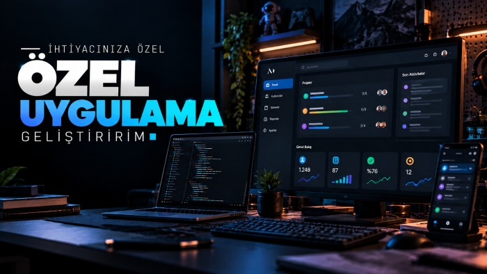 fikrinizi çalışan, size özel bir uygulamaya dönüştürürüm