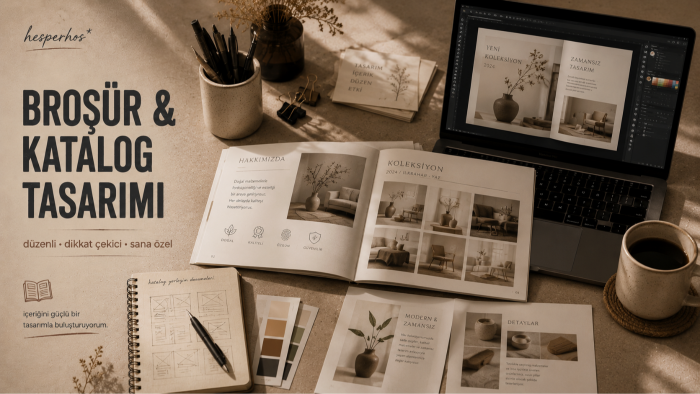 işletmenize özel modern broşür ve katalog tasarlayabilirim