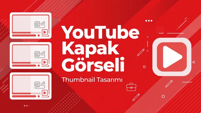 YouTube kapak görseli (thumbnail) hazırlarım