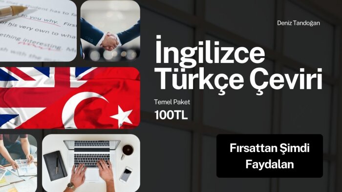 İngilizce - Türkçe, Türkçe - İngilizce çeviri yaparım