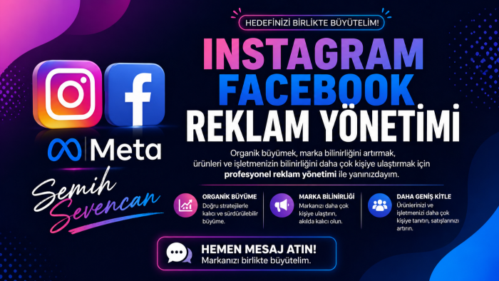 satış odaklı Instagram ve Facebook reklamları kurarım