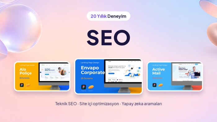teknik SEO ve site içi optimizasyon yapıyorum