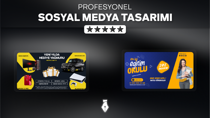 sizin için kurumsal post ve banner tasarlayabilirim