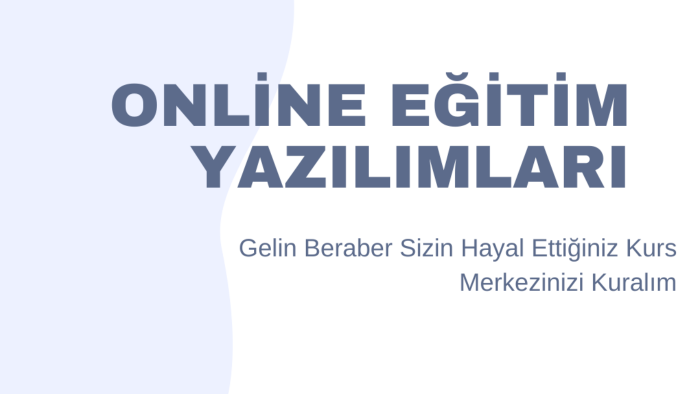 canlı ders verebileceğiniz eğitim platformu yapabilirim