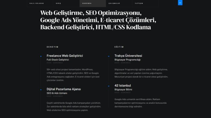 Next.js ile landing page tasarlayıp geliştiriyorum