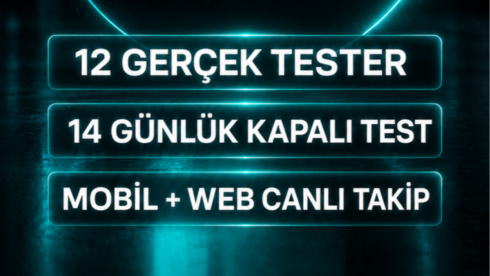google play kapalı testinizi profesyonel ekiple yaparım