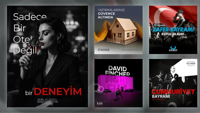 sosyal medya için post tasarımı yaparım