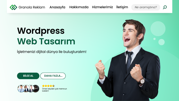 kurumsal bir web sitesi oluştururum