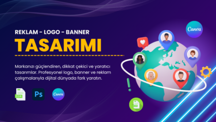 ihtiyacın olan tüm tasarımları yapabilirim