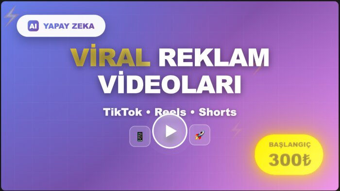 profesyonel sosyal medya reklam videoları yapıyorum