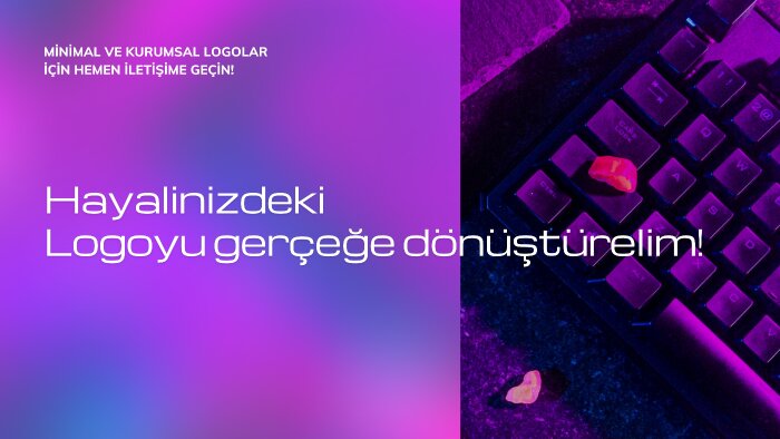 logo tasarımında minimal ve kurumsal sonuçlar üretebilirim