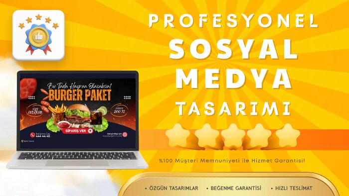 sosyal medya için dikkat çekici tasarımlar yaparım