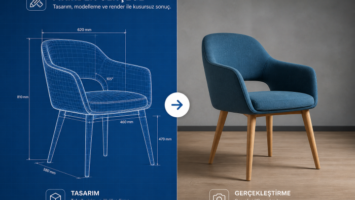 3D modellerinizi çizerim