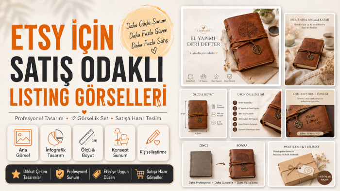etsy için satış odaklı listing ve ürün görselleri hazırlarım