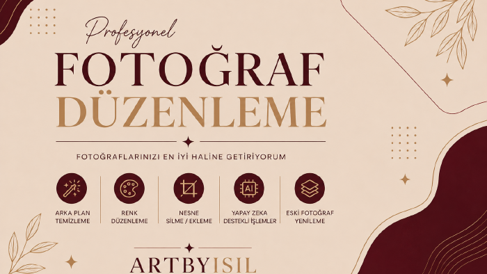 fotoğraflarınızı düzenlerim