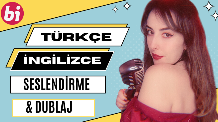ingilizce, türkçe seslendirme ve dublaj yapabilirim