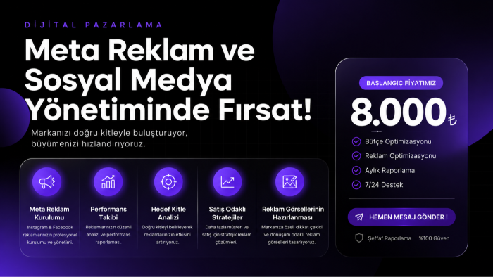 markanızın dijital pazarlamasını yapabilirim