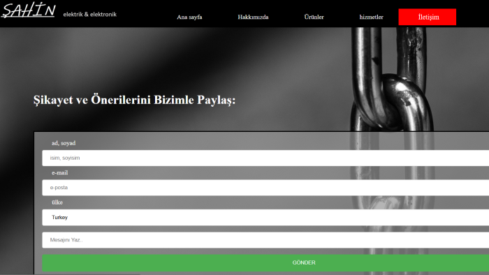 web sitesi yaparım