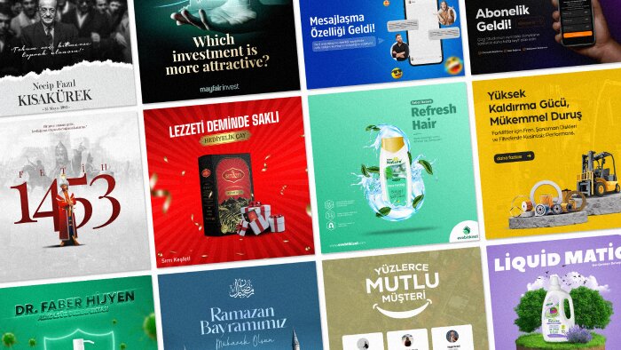 etkileyici ve özgün sosyal medya tasarımlarınızı yaparım