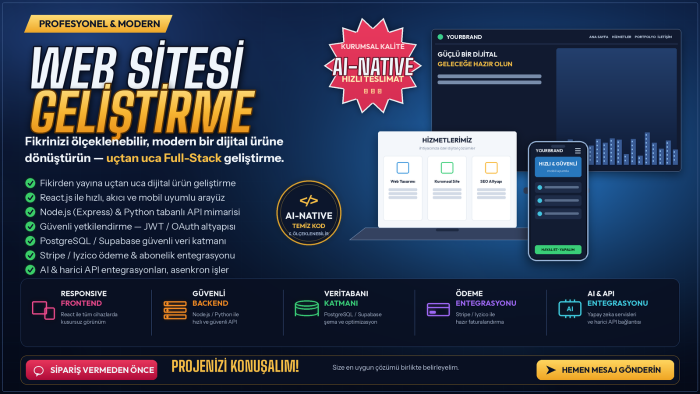 react ve node.js ile özel kodlu web uygulaması geliştiririm