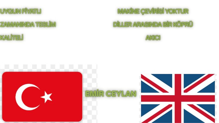 İngilizce ve Türkçe hatasız çeviriler yaparım
