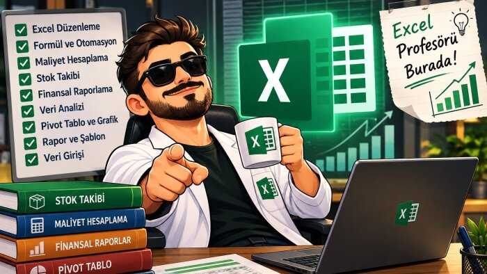 Excel'de istediğiniz her şeyi yaparım